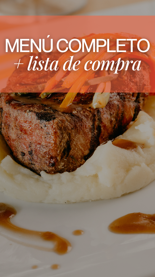 Menú Completo + Lista de compras